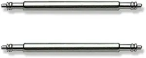 2 Stainless Steel 16mm Spring Bar Watch Band Pins for Attaching Band to Watch