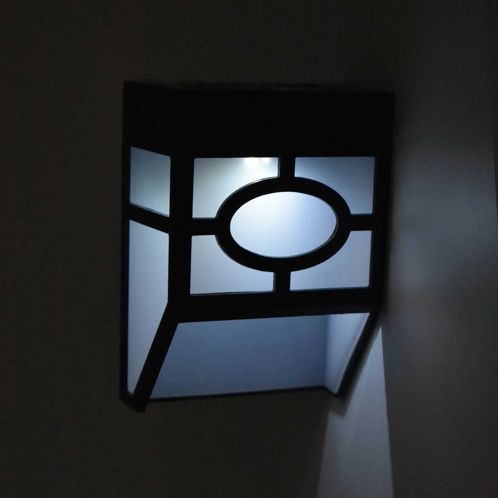 2 x Fence Lights Solar Powered LED | Waterproof | Outdoor | Garden | Patio | Wall | Pathway