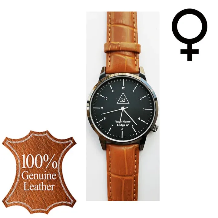 33rd Degree Scottish Rite Wristwatch - Various Colors