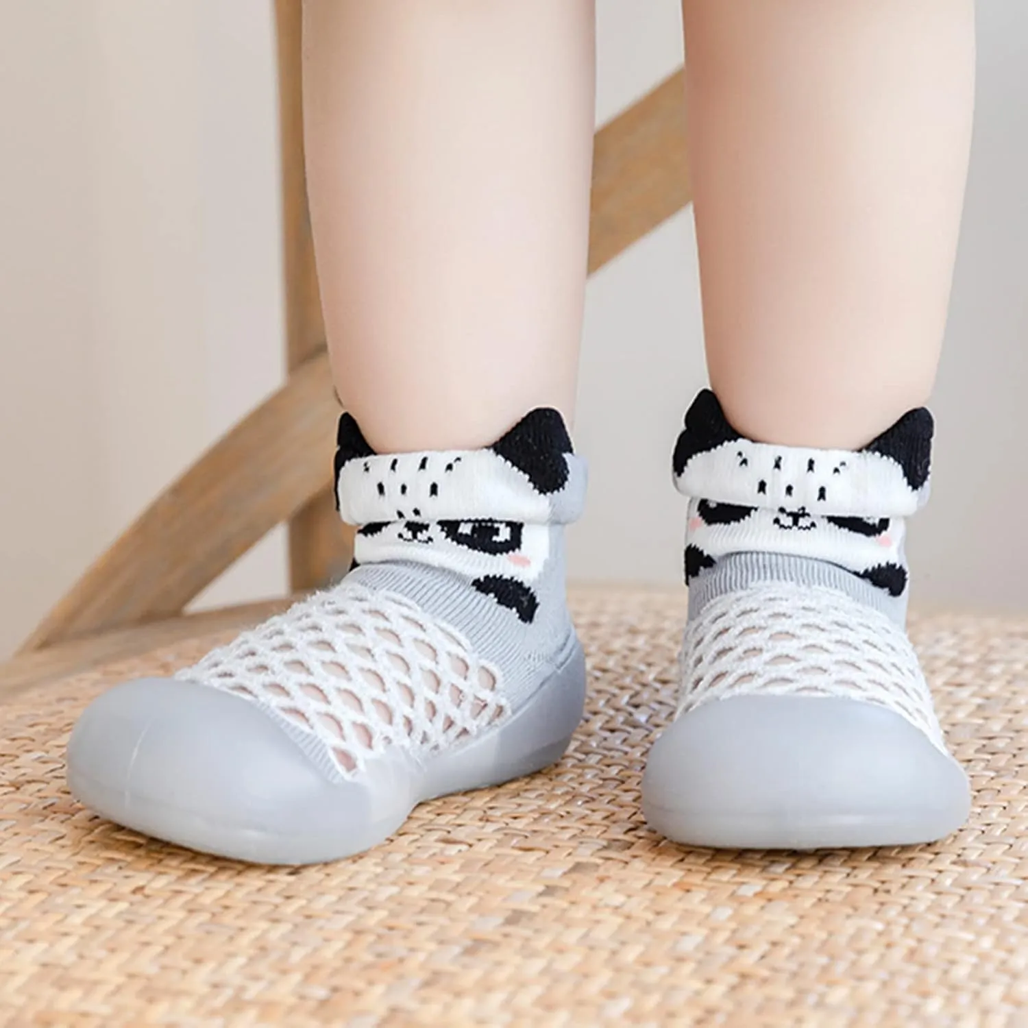 6t Shoe Girl Infant Boys Girls Animal Prints Cartoon Shoes Toddler Breathable Mesh The Floor Non Slip Mes Shoes Size