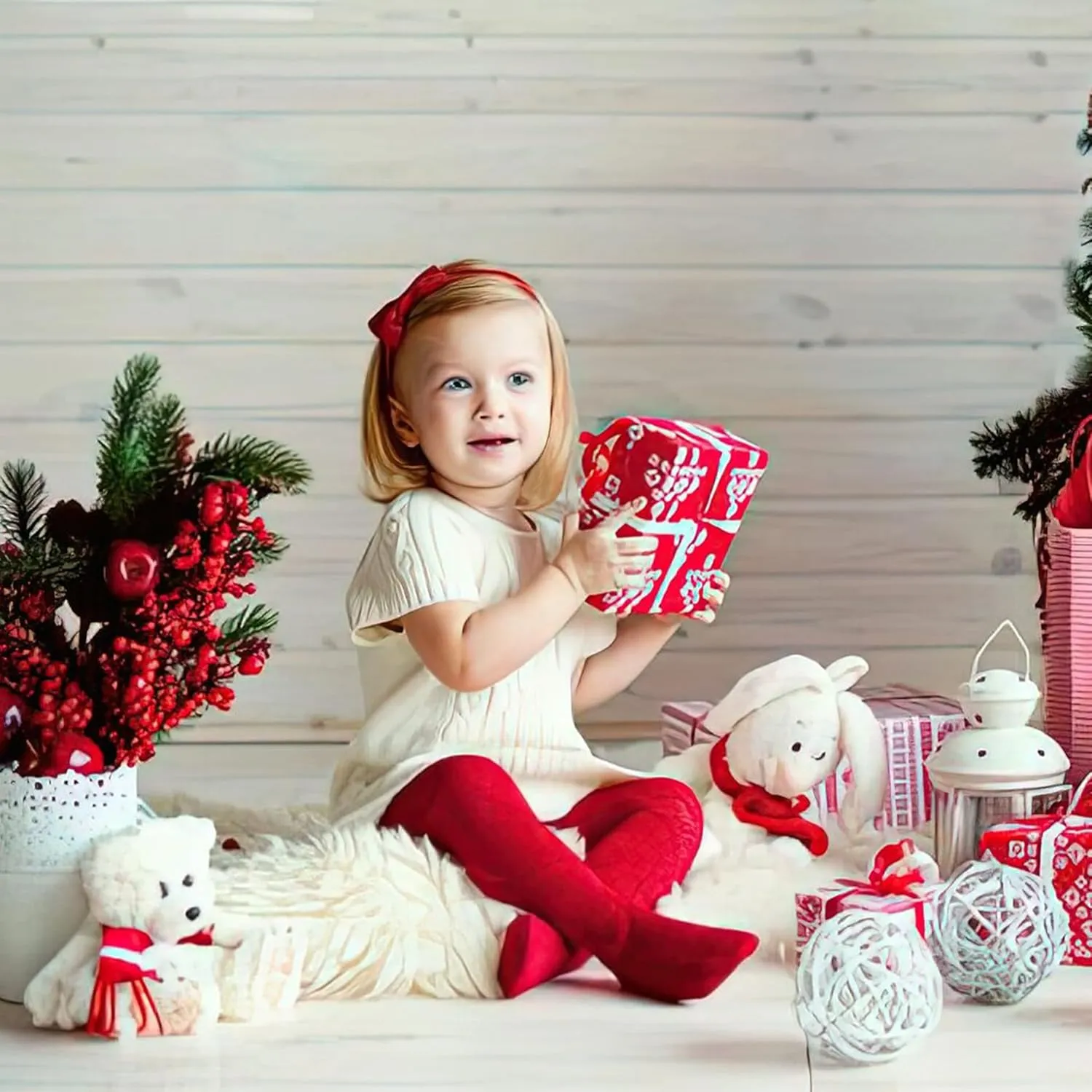 American Trends Baby Knee High Socks - Girls & Boys Newborn to Toddlers - Ruffled Tube Socks