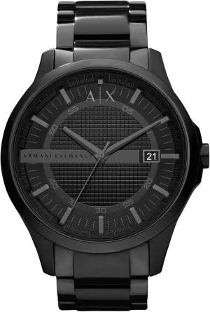 AX ARMANI EXCHANGE Men's Black Stainless Steel Watch (Model: AX2104)