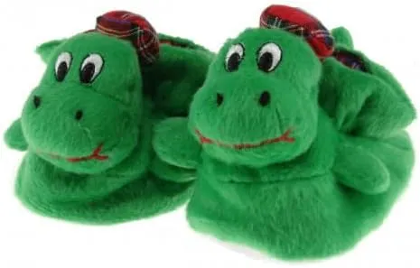 Baby Booties Nessie Socks Unisex Newborn Baby Cotton Scotland Booties Non-Slip Sole Cozy Shoes for Boys Girls