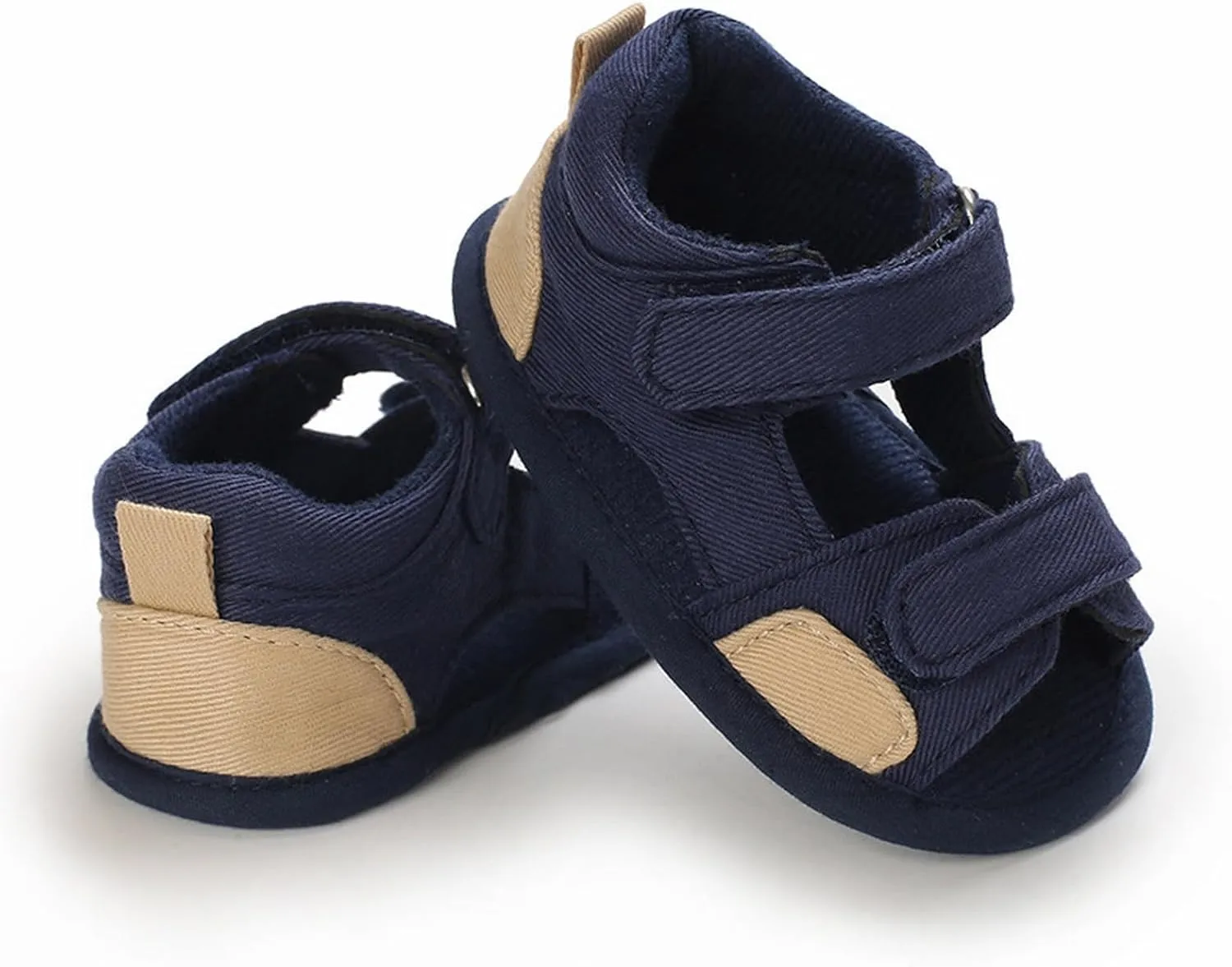 Baby Boys Girls Sandals Rubber Sole Outdoor First Toddler Girls Boys Summer Shoes Closed Toe Sandals for Toddlers