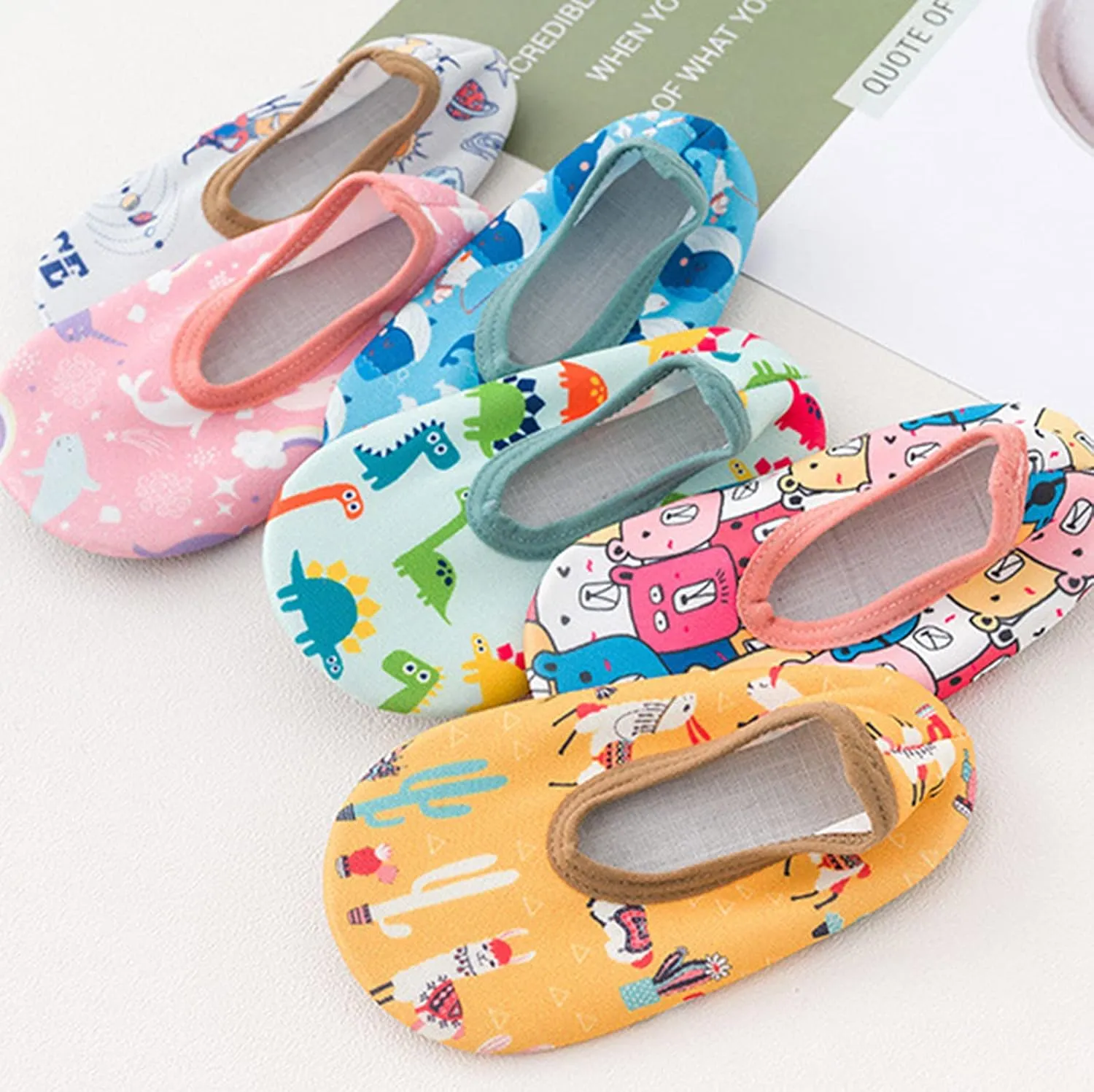 Baby Boys Girls Swim Water Shoes Non-Slip Barefoot Socks for Toddler Kids Beach Pool Outdoor Sports Walking Shoes
