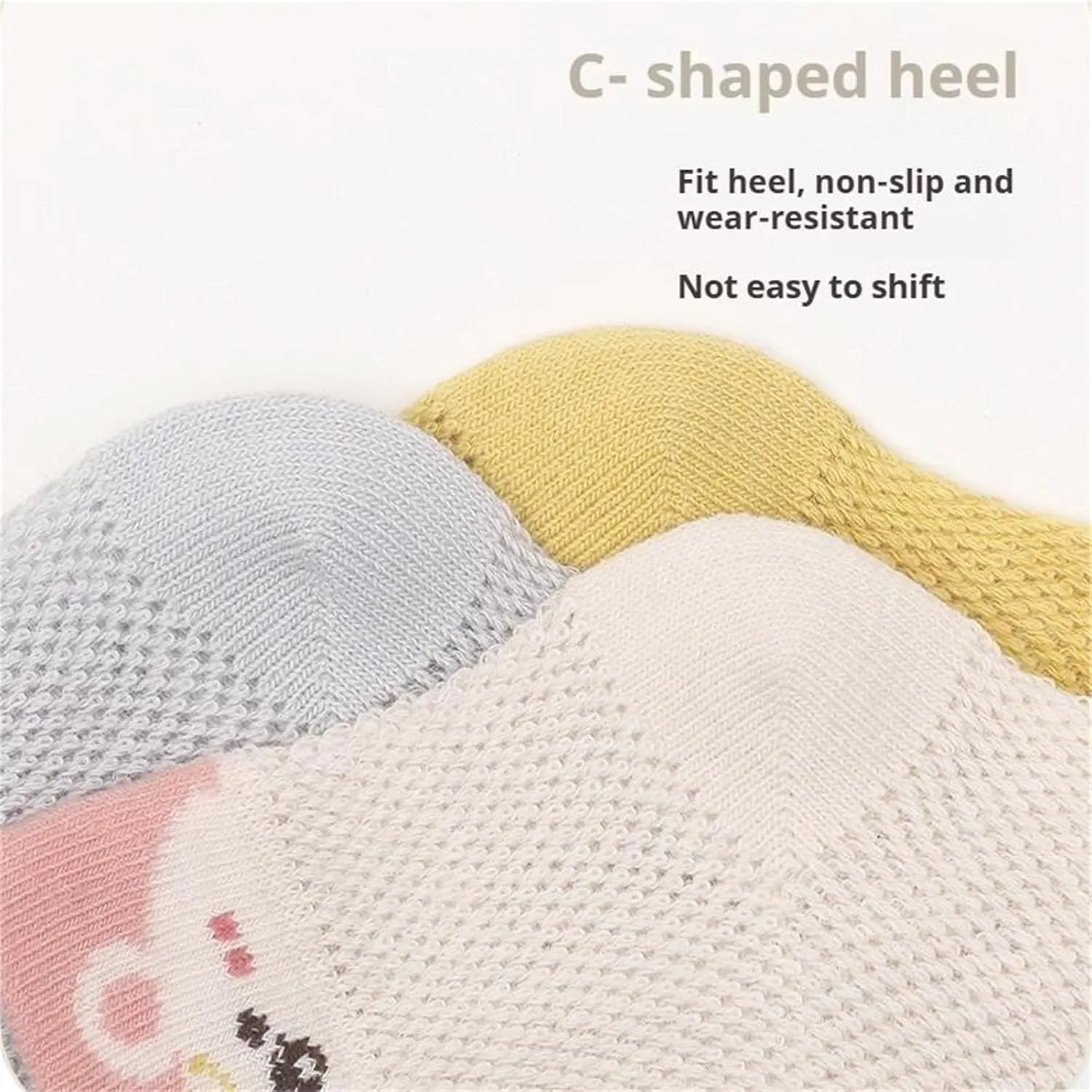 Baby Toddler Socks Girl Boy Thin Mesh Crew Socks Infant Pointelle Eyelet Socks 6 Pairs