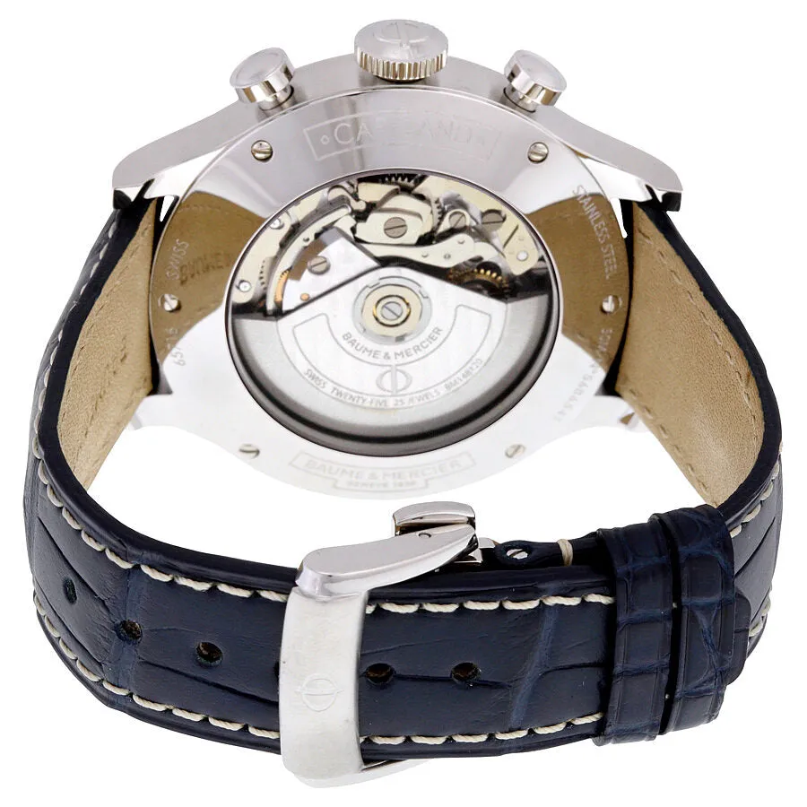 Baume and Mercier Capeland Chronograph Silver Dial Men's Watch 10063 A10063