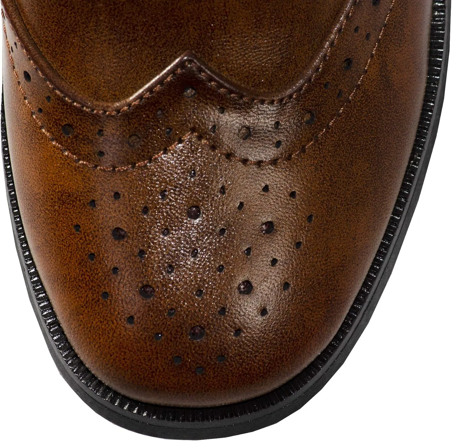 Boys Oxford Pattern Lace Up Formal Dress Shoes for Kids
