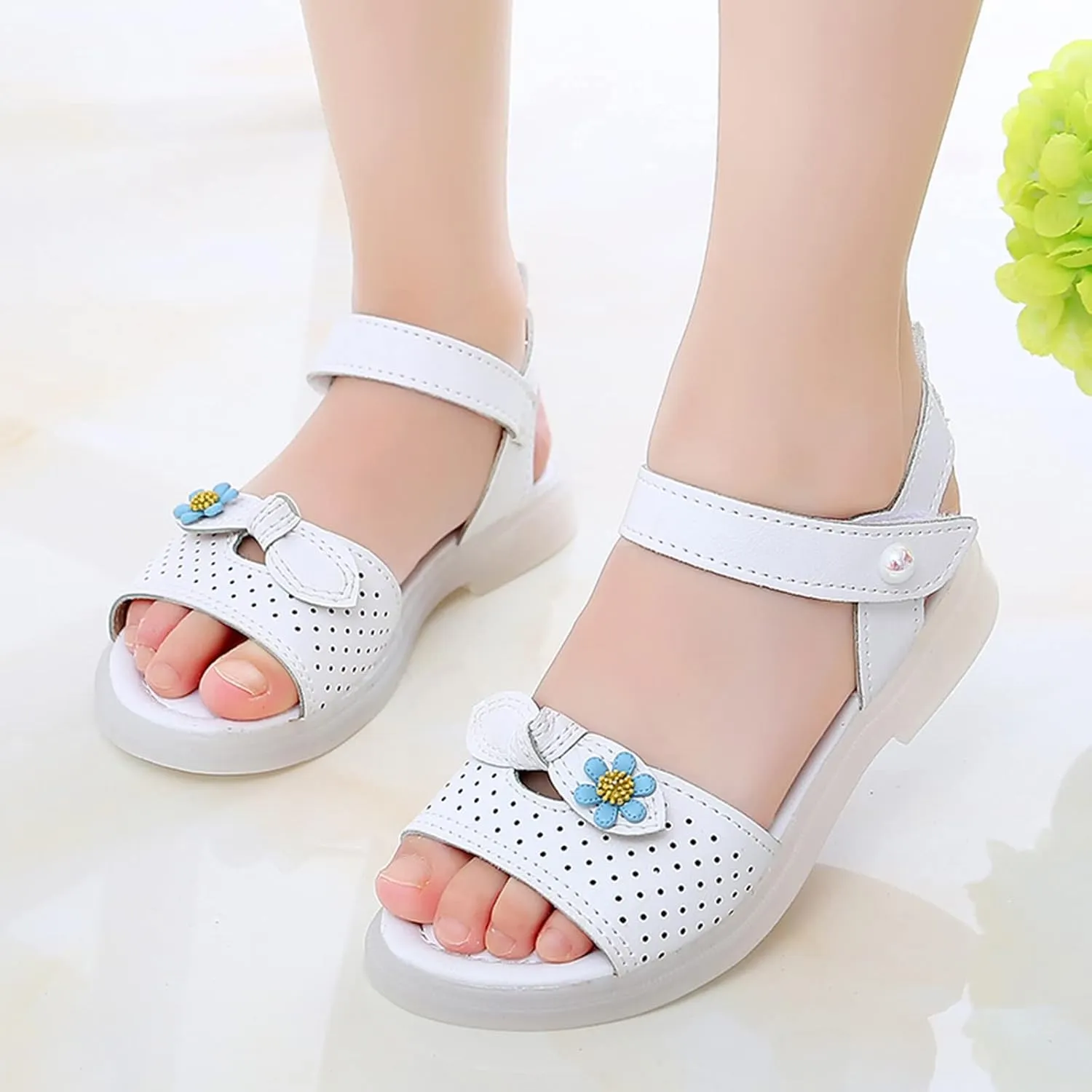 Children Shoes Fashion Flower Thick Sole Sandals Soft Sole Comfortable Princess Sandals Toddler Girl Sandal