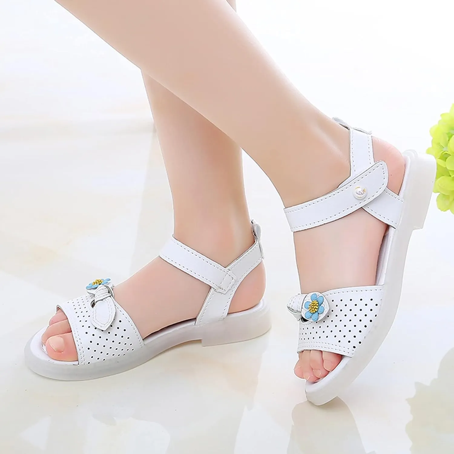 Children Shoes Fashion Flower Thick Sole Sandals Soft Sole Comfortable Princess Sandals Toddler Girl Sandal