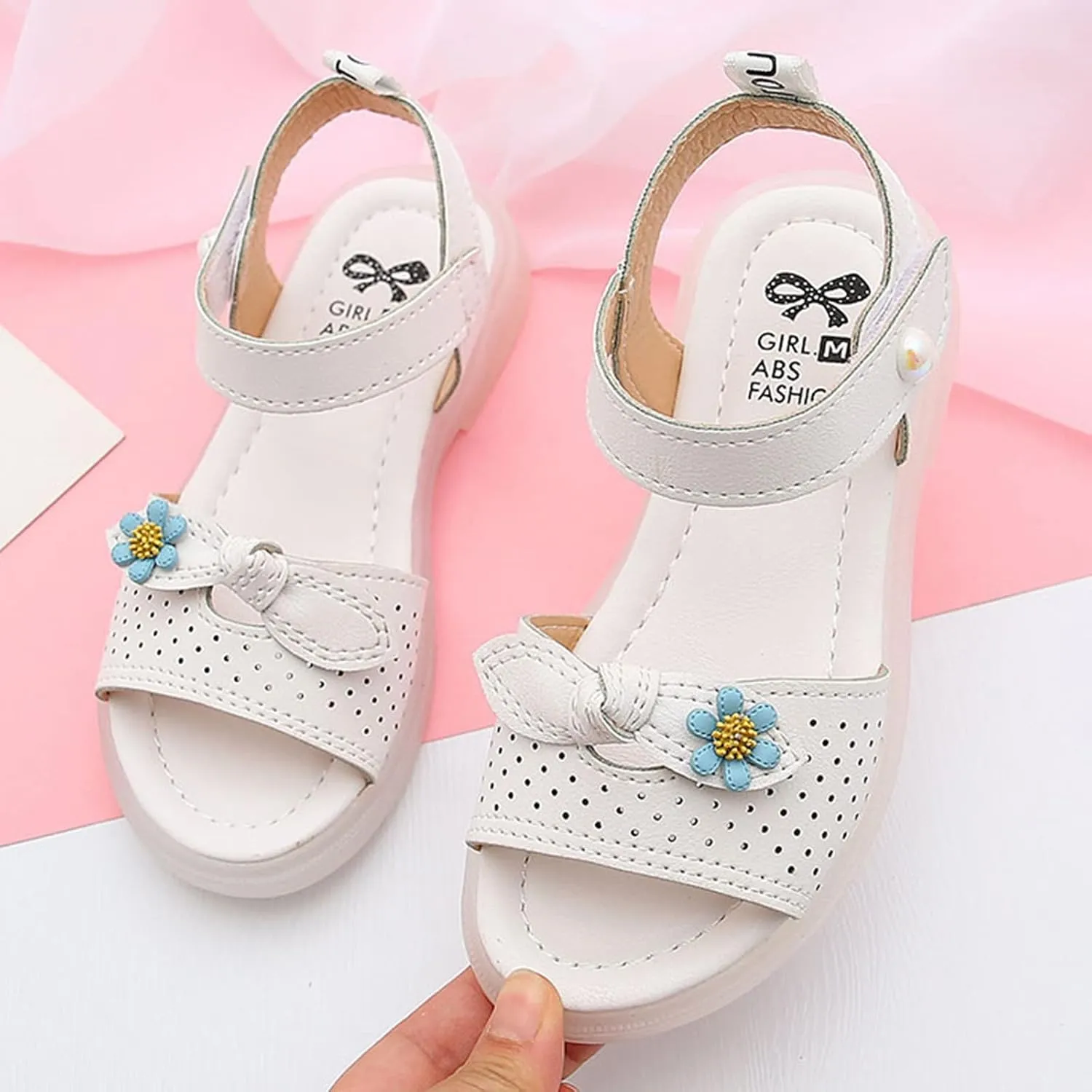 Children Shoes Fashion Flower Thick Sole Sandals Soft Sole Comfortable Princess Sandals Toddler Girl Sandal