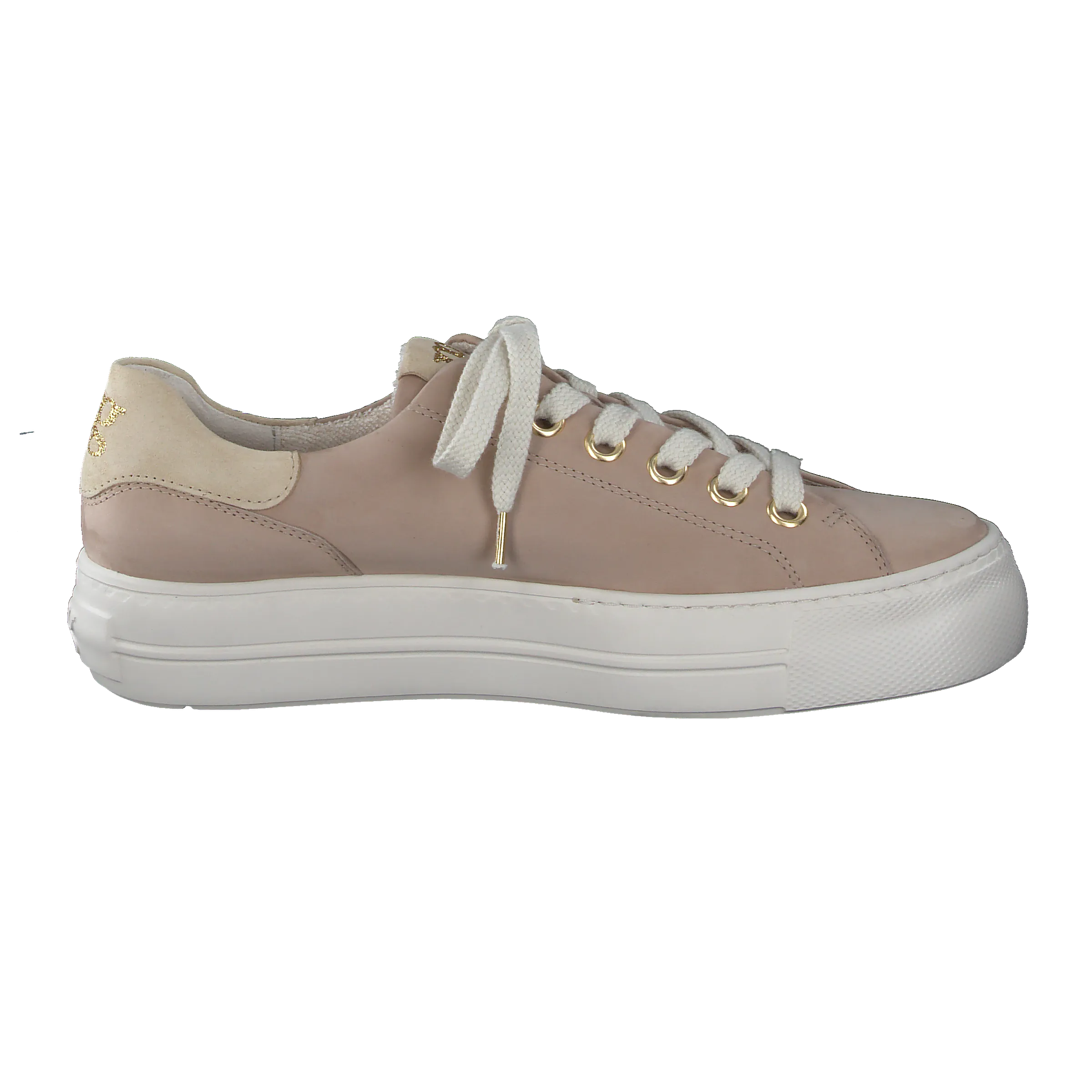 Chunky Sole Suede Trainer - Sand