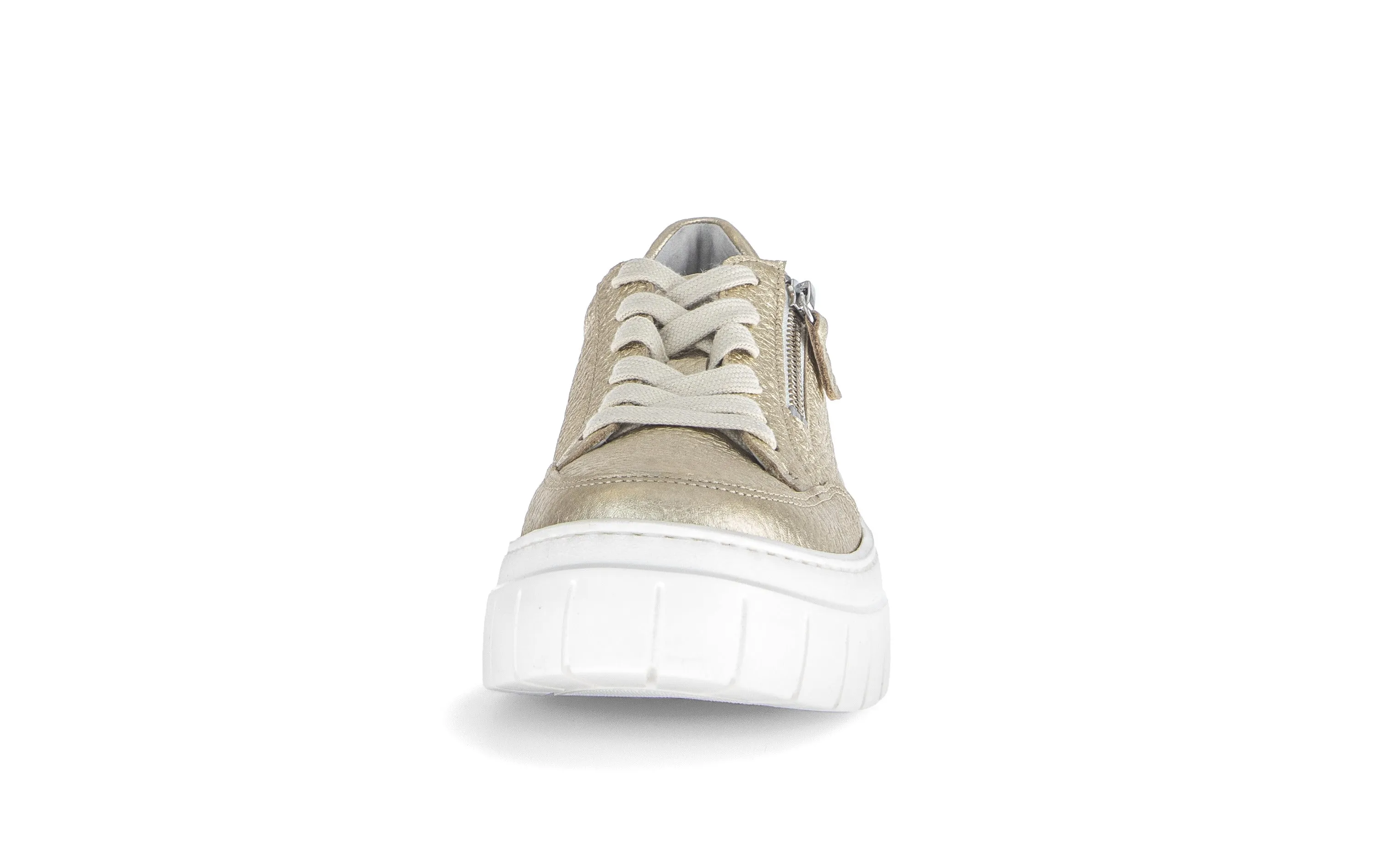 Chunky Sole Trainer - Light Gold