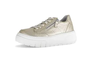 Chunky Sole Trainer - Light Gold