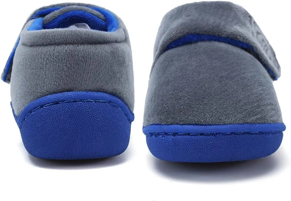 CIOR Toddler Slippers Boys Girls Socks Lightweight Comfort Slip on Kids Indoor Warm Home Shoes