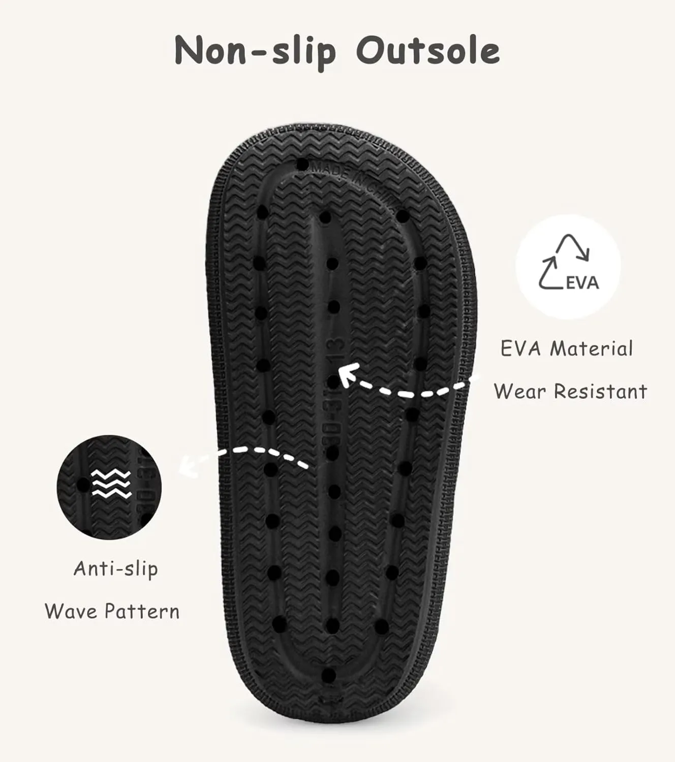 Cubufly Cloud Slides for KidsBoys Girls Shower Slippers Slip on SandalsNon-Slip Open Toe Pillow Slippers SandalsQuick Drying Summer Beach Pool Shoes