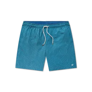 Dockside Swim Trunk - Circle Maze