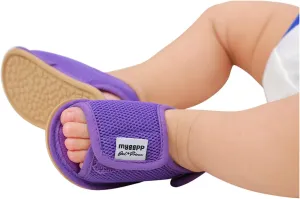 EnJoCho Baby Sport Shoes Baby Girls Rubber Mesh Non-Slip Boys Sandals Flat Shoes Shoes Soft Sole Walking Baby Shoes (Purple, 13-18M)