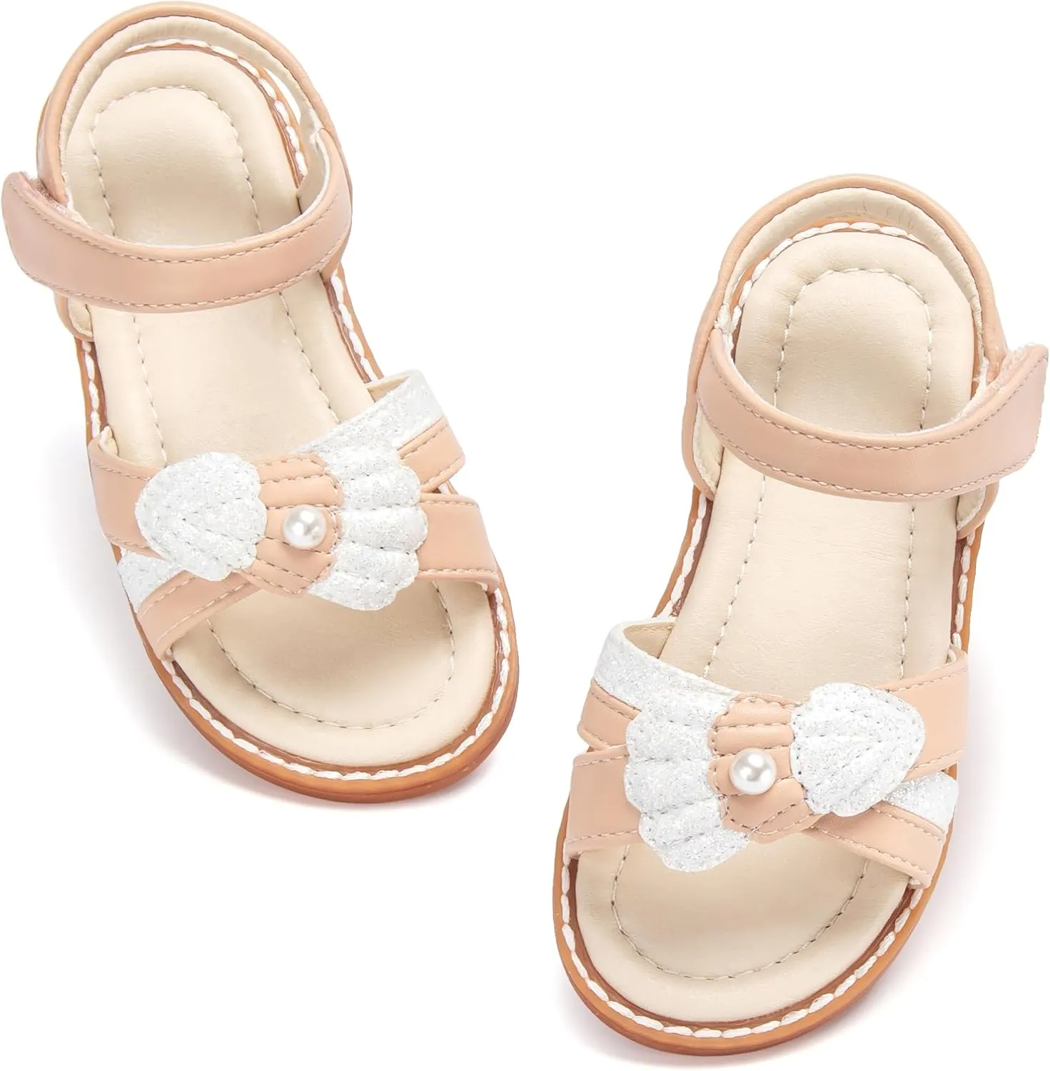 ESTINE Girls Sandal Dress Shoe for Toddler/Little Kid Party School Shoe