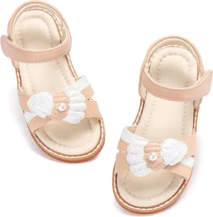 ESTINE Girls Sandal Dress Shoe for Toddler/Little Kid Party School Shoe