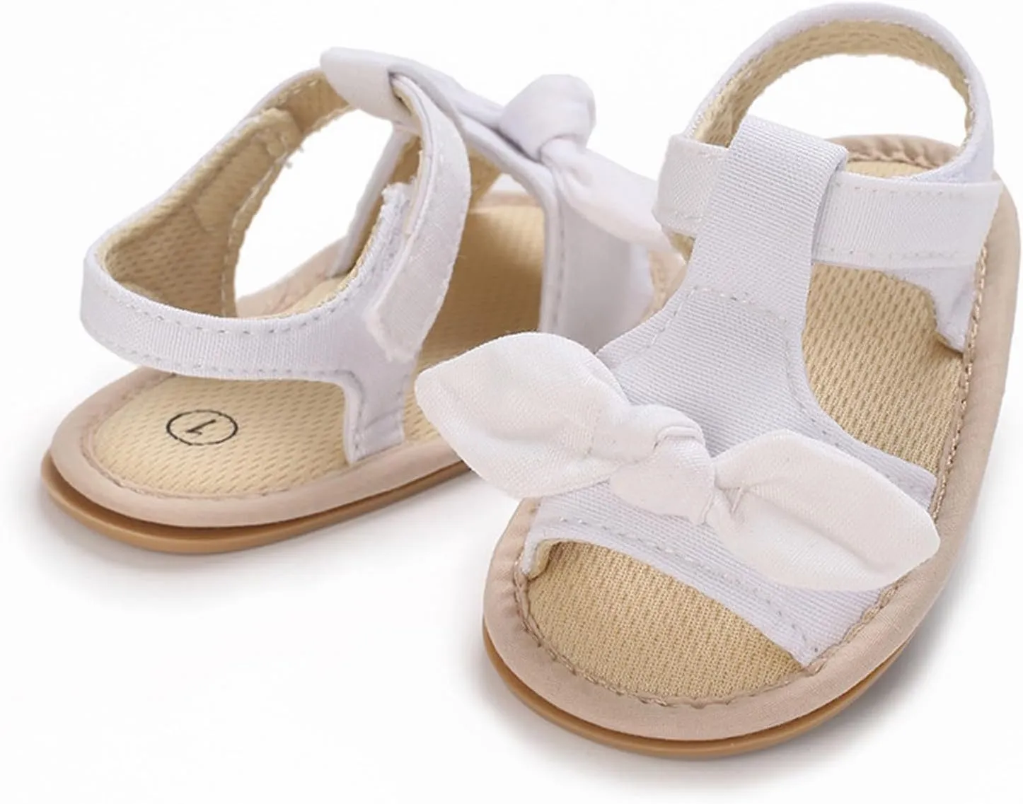 girl sandal size 2 Ruffle Bowknot Premium Soft Sole Anti Slip Open Toe Breathable Summer Outdoor Flat Shoes For Summer