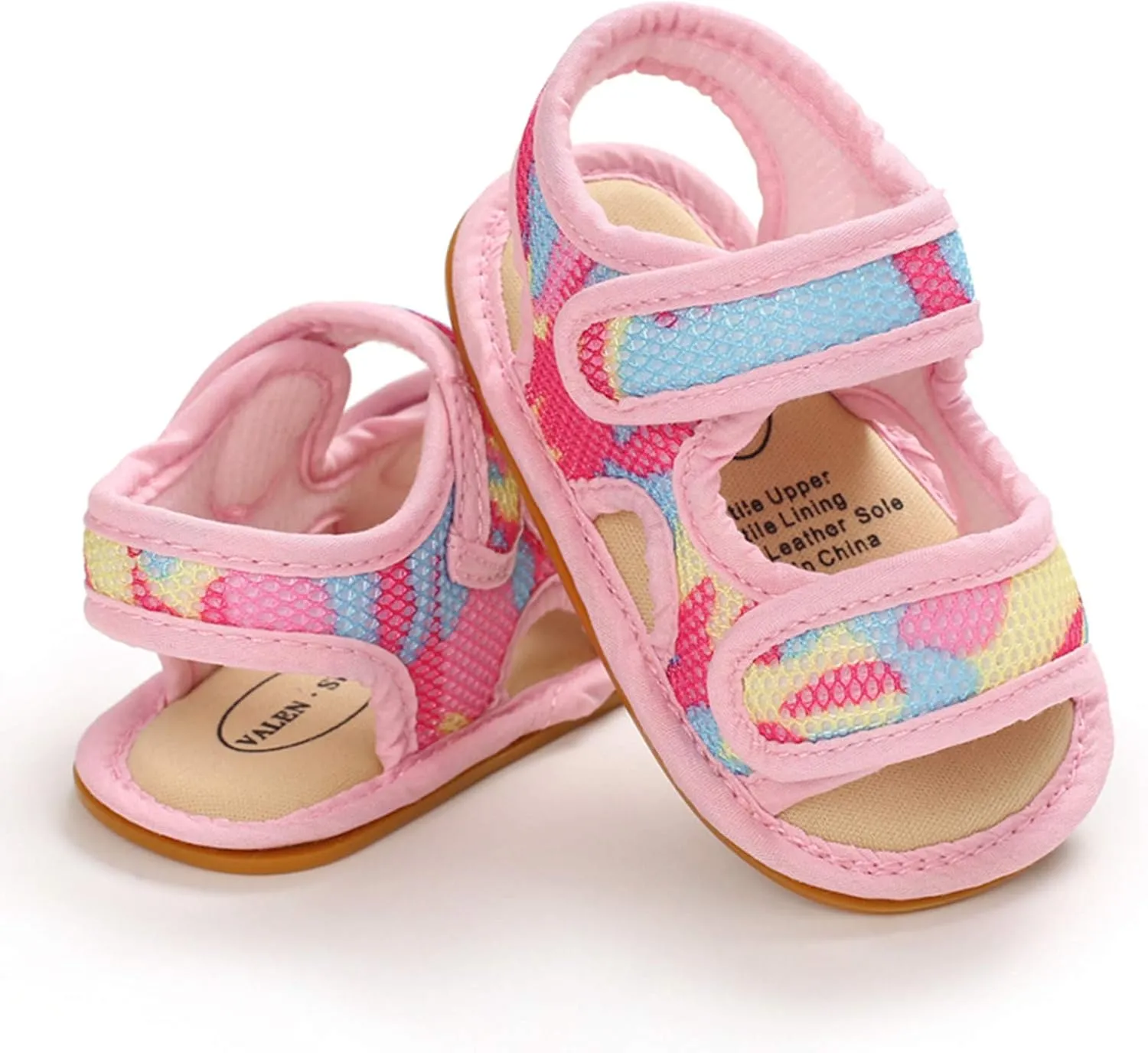 Girls Boys Baby Flat Rubber Walking Sole Prewalker Sandals Soft Non-Slip Baby Shoes Toddler Boys Dress Shoes