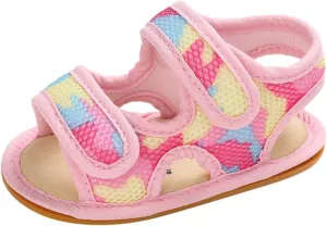 Girls Boys Baby Flat Rubber Walking Sole Prewalker Sandals Soft Non-Slip Baby Shoes Toddler Boys Dress Shoes