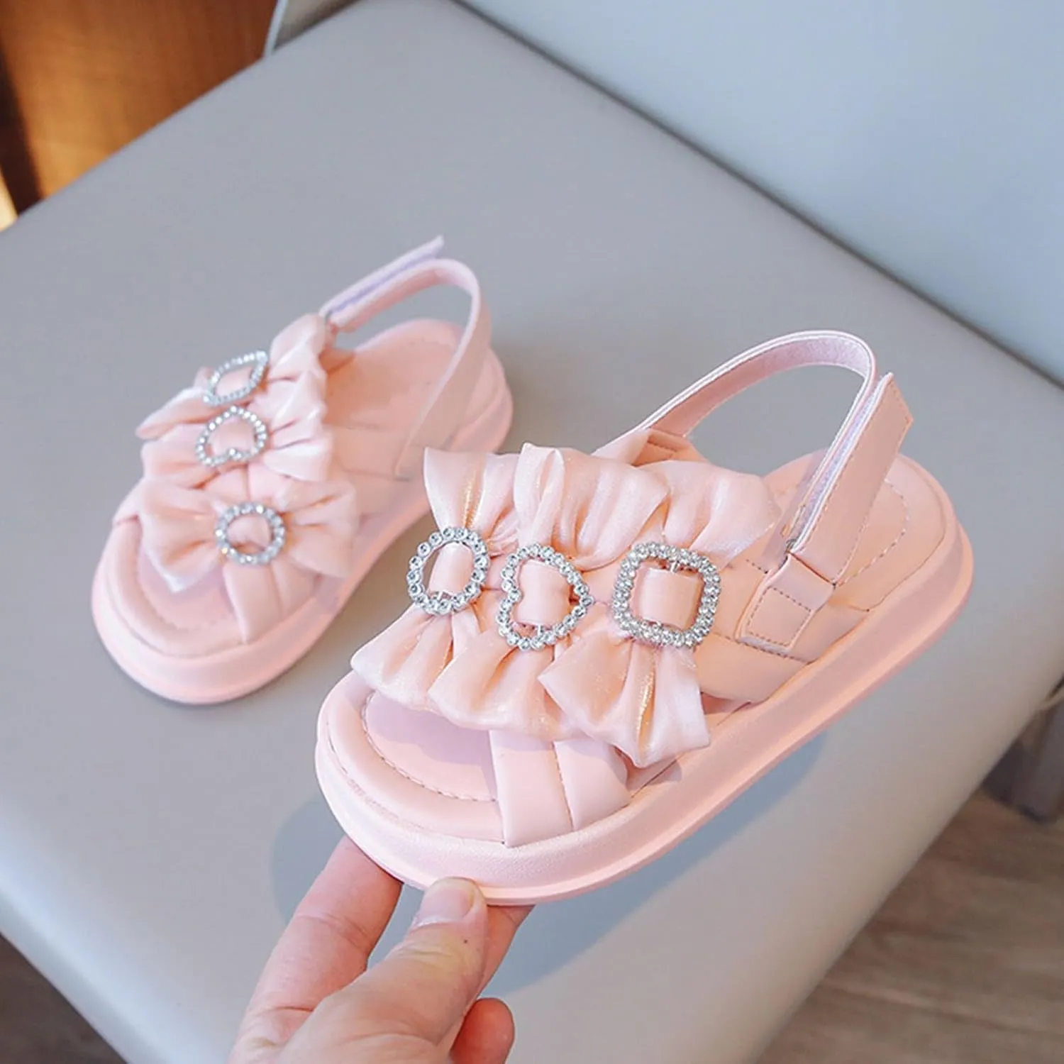 Girls' Sandals Summer Children's Soft Sole Shoes Fashion Girls Princess Shoes Baby Beach Baby Jelly Sandals for Girls