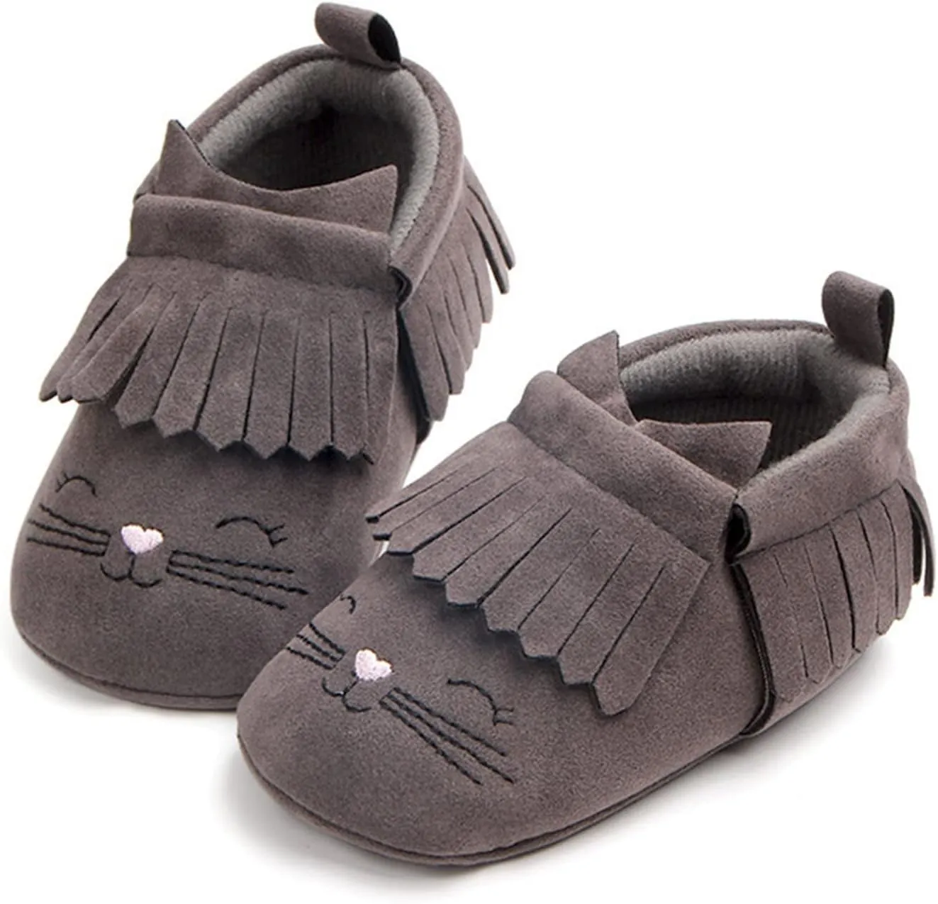 Infant Toddler Shoes Soft Sole Toddler Shoes Tassel Cute Cartoon Embroidery Princess Shoes Toddler Girls Sandals Size 10