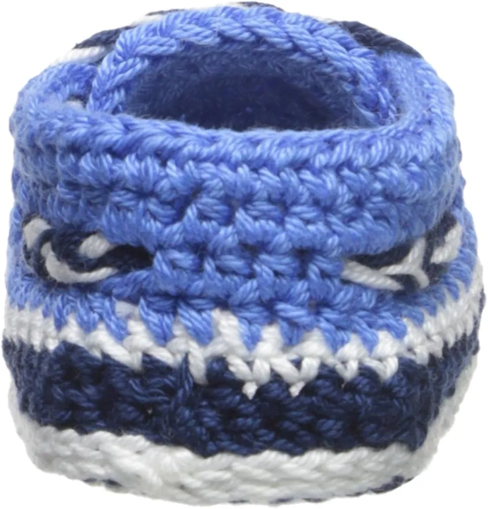 Jefferies Socks Baby-Boys Hand Crochet Deck Shoe Bootie