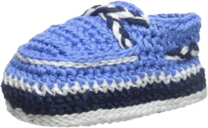 Jefferies Socks Baby-Boys Hand Crochet Deck Shoe Bootie