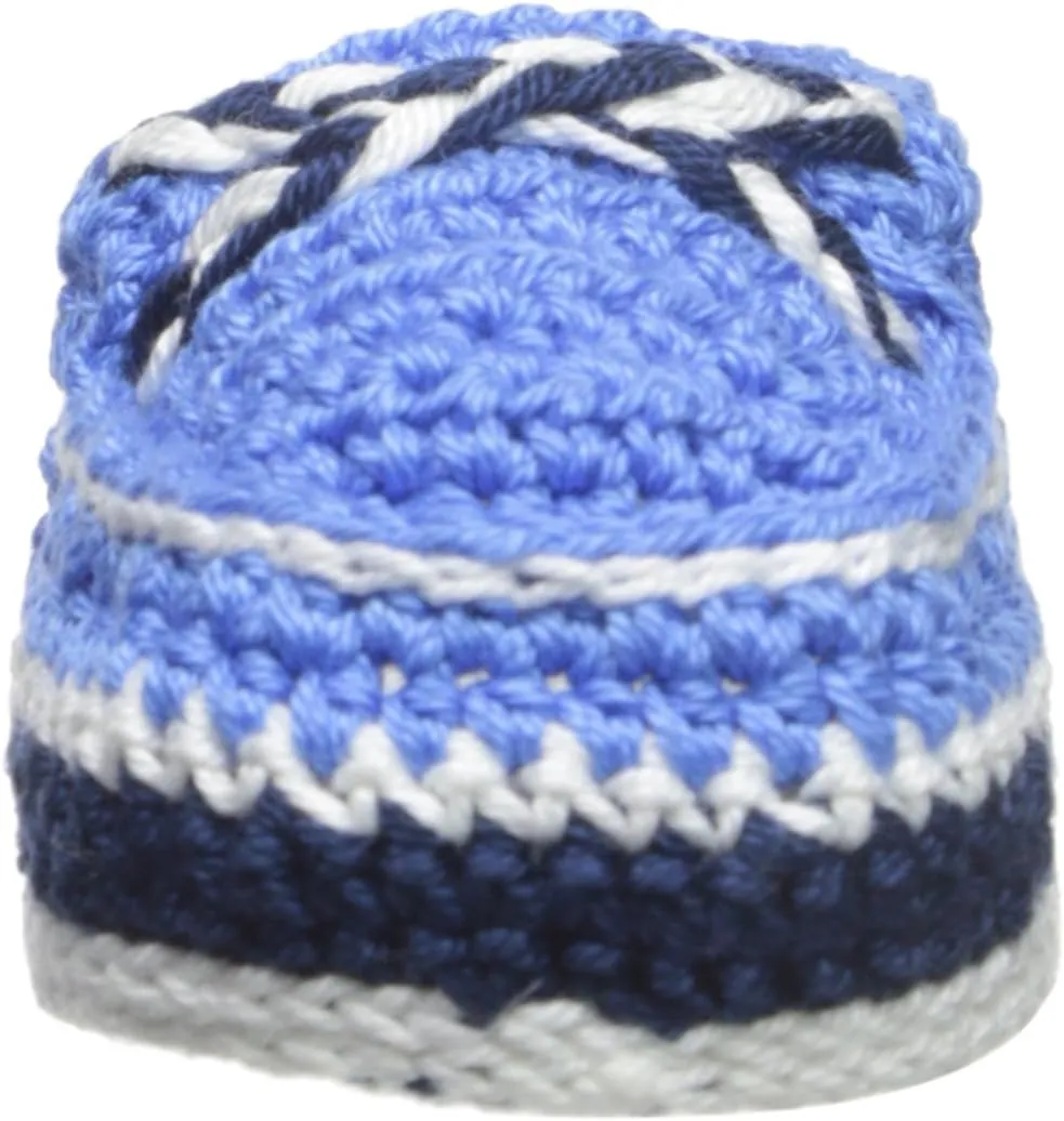 Jefferies Socks Baby-Boys Hand Crochet Deck Shoe Bootie