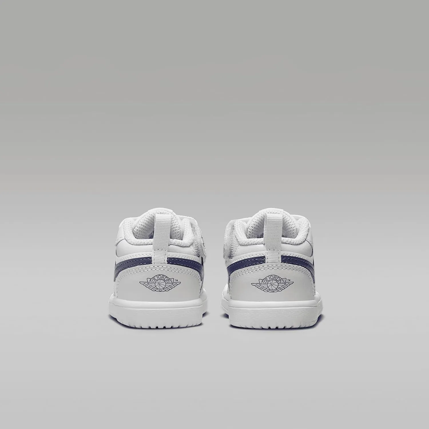 Jordan 1 Low Alt Baby/Toddler Shoes (DR9747-146, White/Neutral Grey/Gum Medium Brown/Midnight Navy)