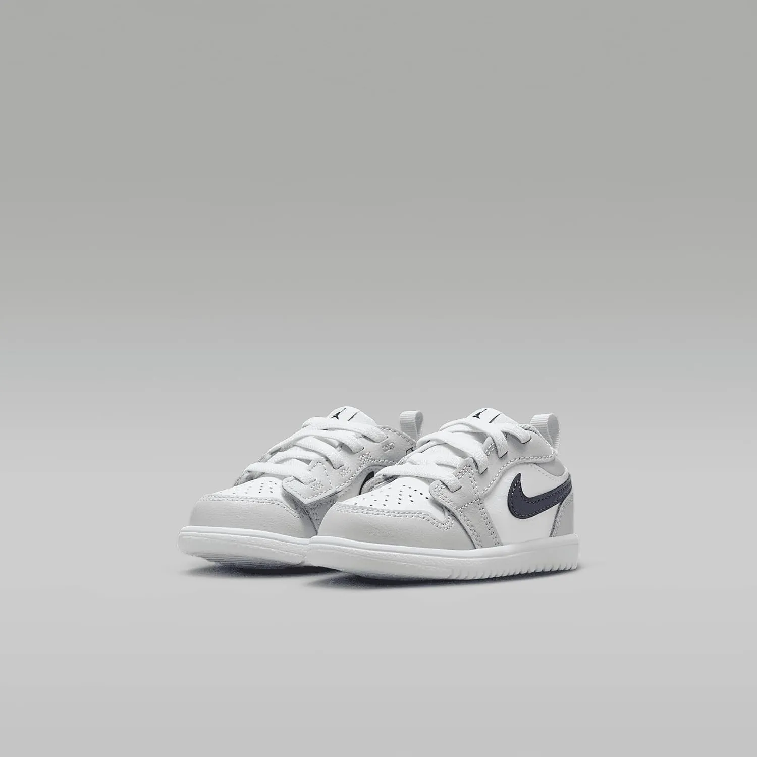 Jordan 1 Low Alt Baby/Toddler Shoes (DR9747-146, White/Neutral Grey/Gum Medium Brown/Midnight Navy)