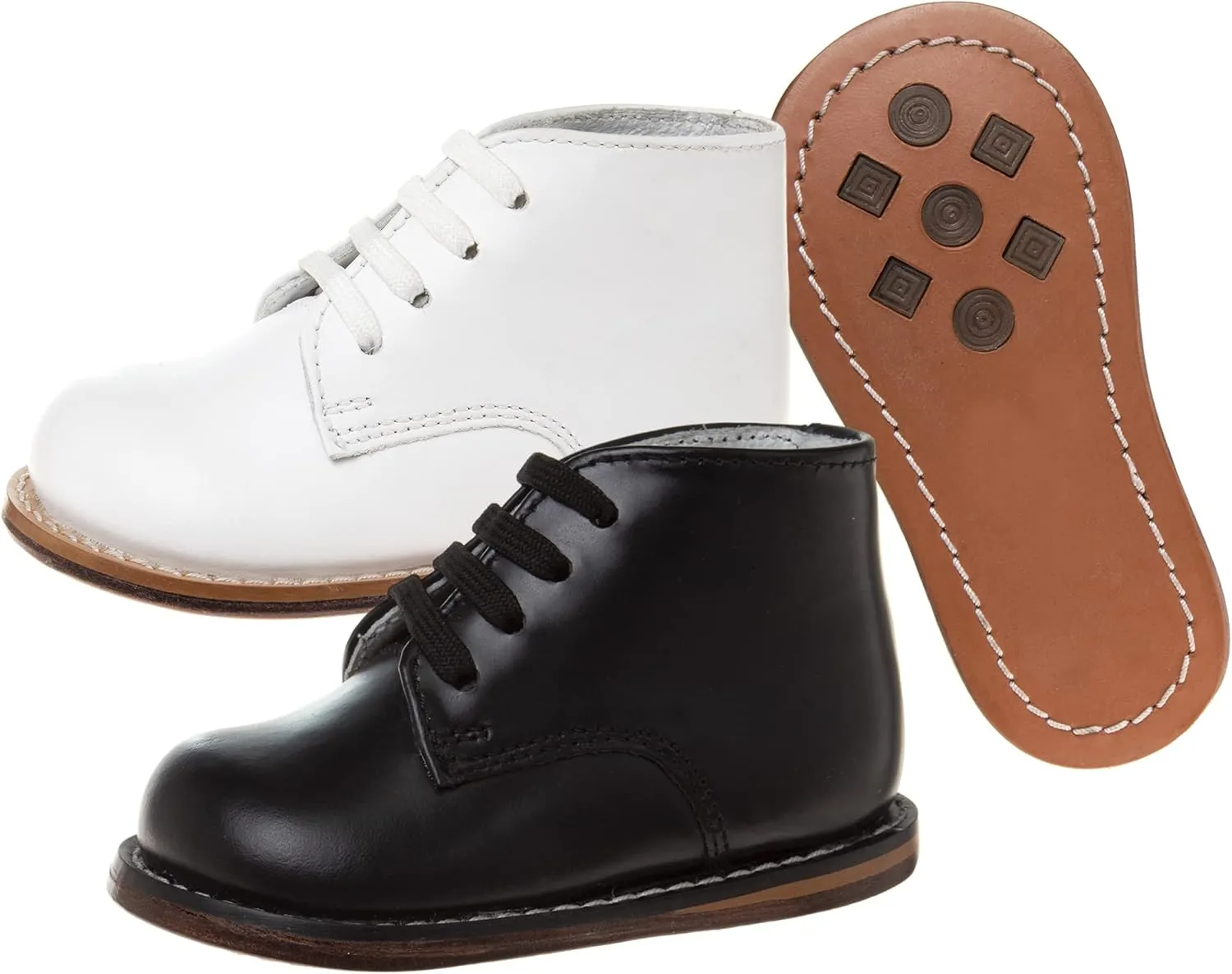 Josmo First Walker Unisex Baby Shoes Updated Version with Better Grip Non-Slip Bottom
