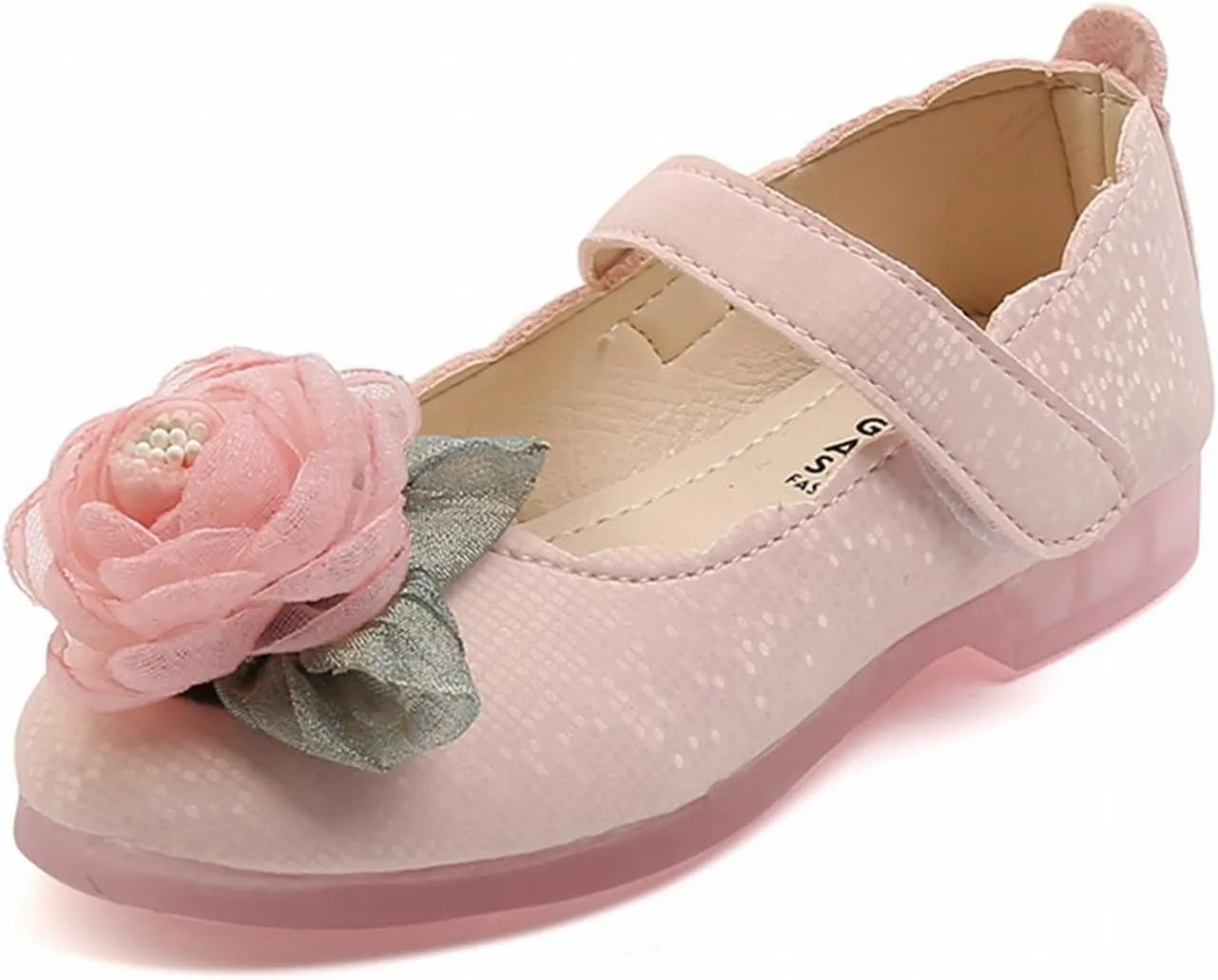 kids water sandal Summer Flare Print Closed Toe Low Heel Soft Rubber Sole Hook And Loop Shoes