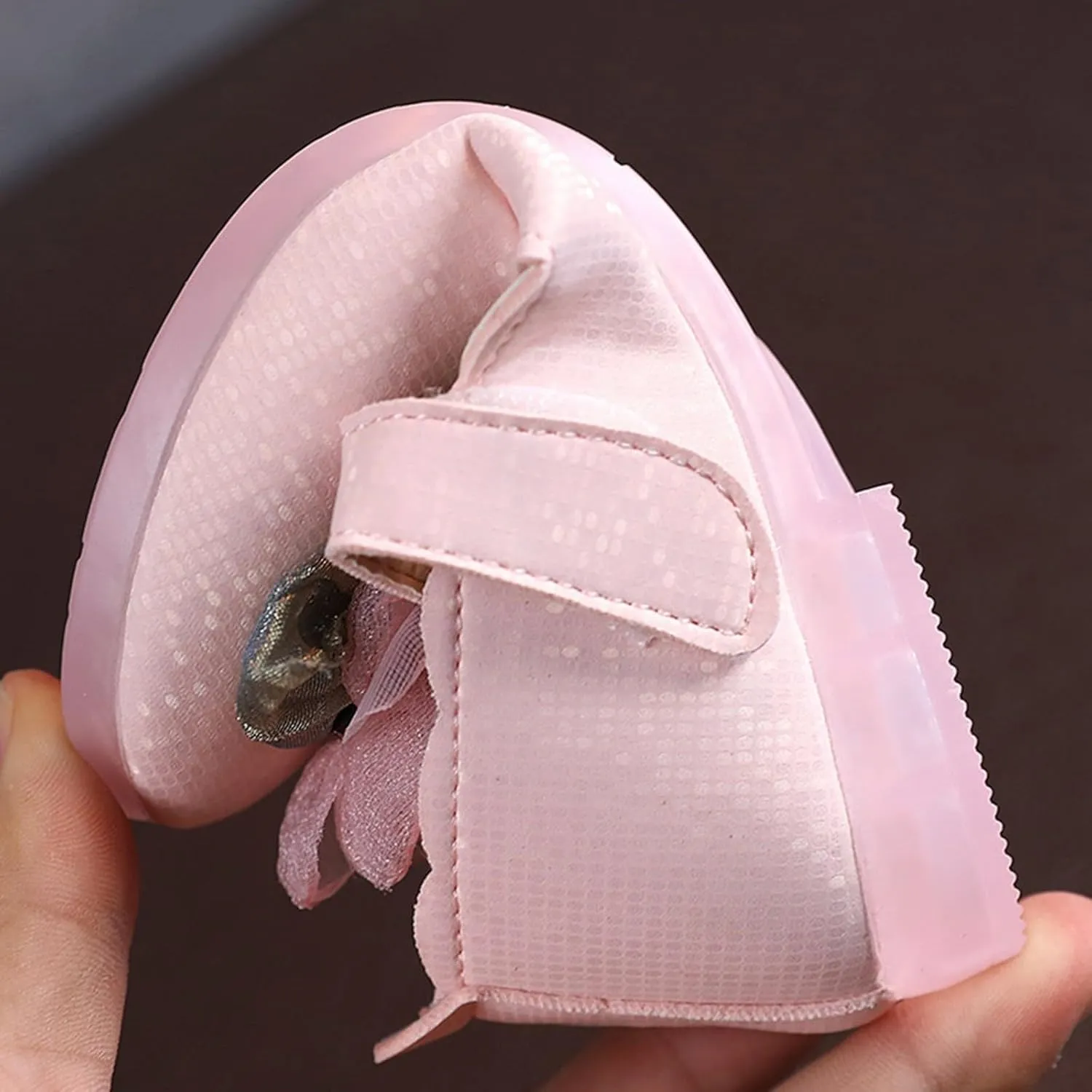 kids water sandal Summer Flare Print Closed Toe Low Heel Soft Rubber Sole Hook And Loop Shoes