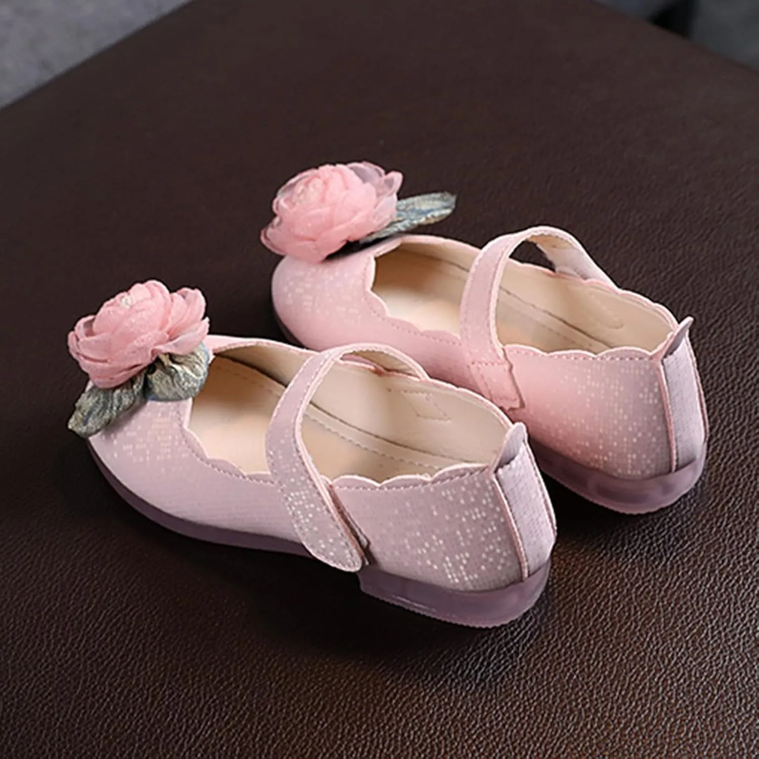 kids water sandal Summer Flare Print Closed Toe Low Heel Soft Rubber Sole Hook And Loop Shoes