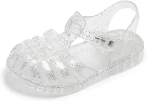 KIDSUN Toddler Girls Jelly Sandals Soft Rubber Sole Closed Toe Beach Summer Shoes Mary Jane Dress Princess Flat