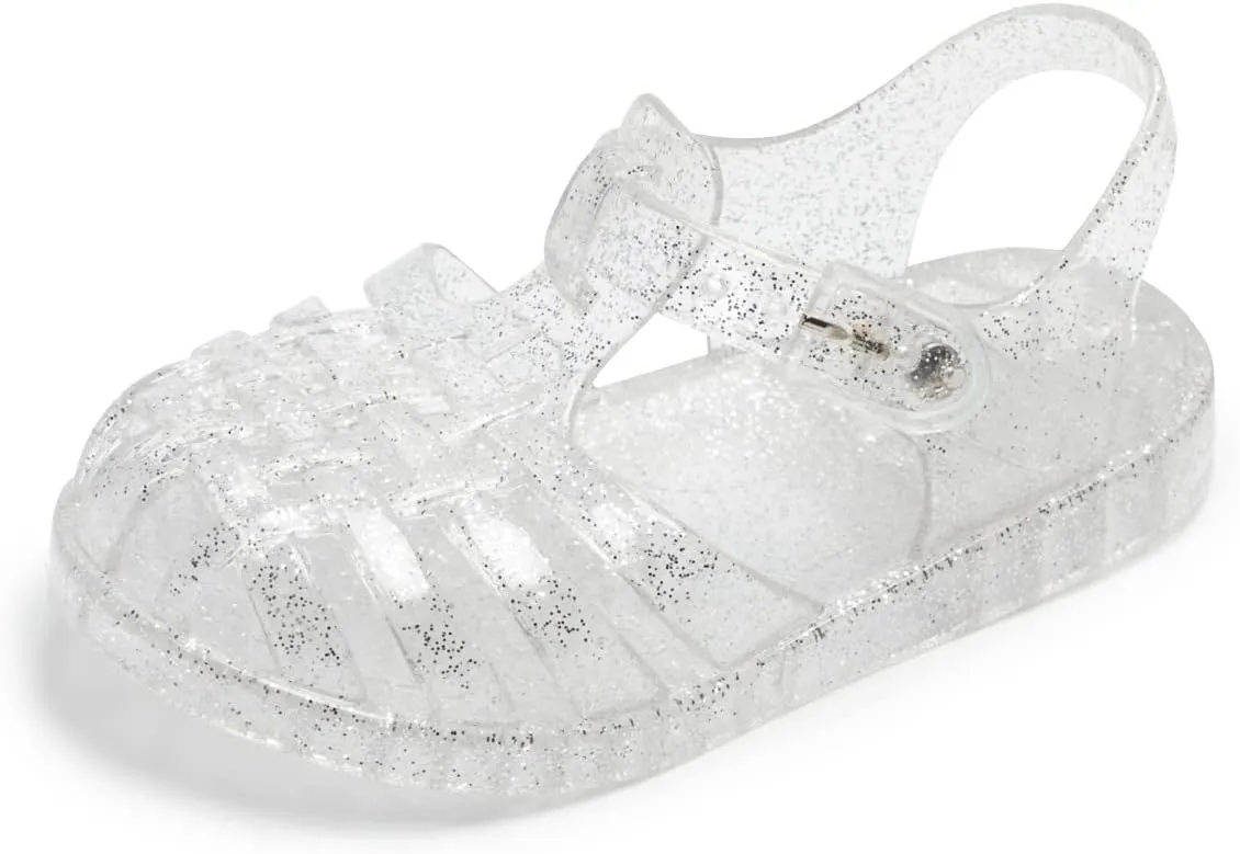 KIDSUN Toddler Girls Jelly Sandals Soft Rubber Sole Closed Toe Beach Summer Shoes Mary Jane Dress Princess Flat
