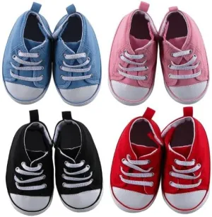 Luvable Friends Hi-Top Shoes for Baby, Red