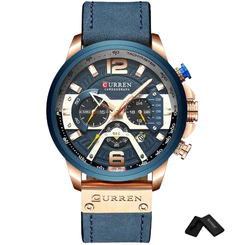 Men Top Brand Luxury Military Leather Wrist Watches