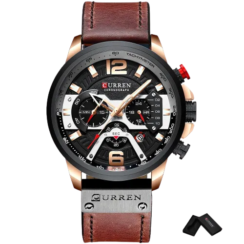 Men Top Brand Luxury Military Leather Wrist Watches