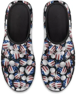 Men's Fashion Sneakers Slip On Walking Loafers Travel ShoesBlack Sole