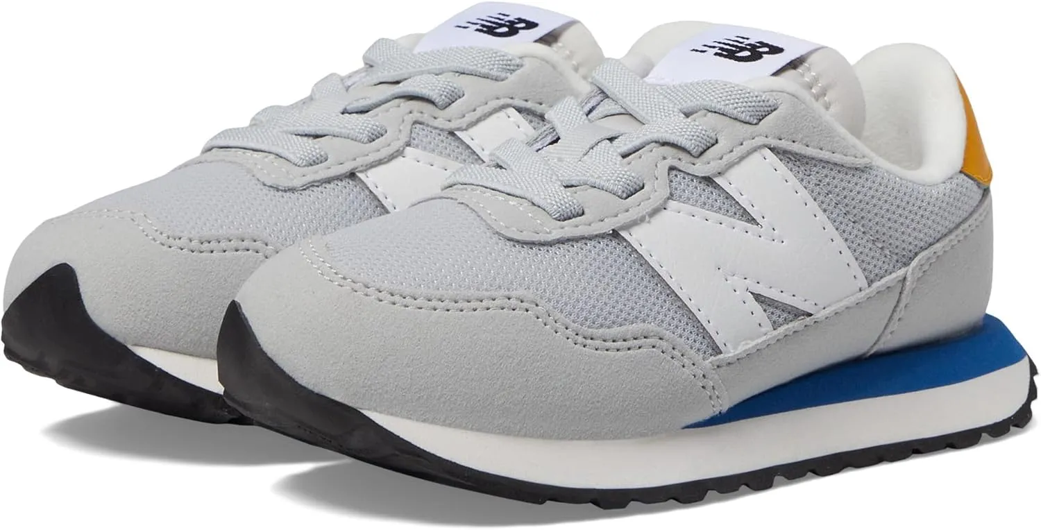 New Balance Unisex-Child Kids 237 Bungee Sneaker