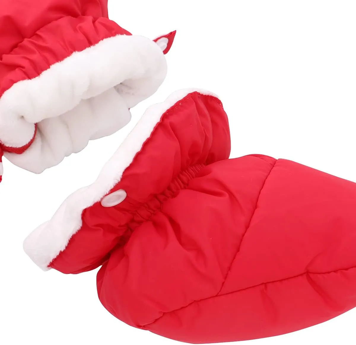 Newborn Baby Hooded Winter Puffer Snowsuit with Shoes and Gloves