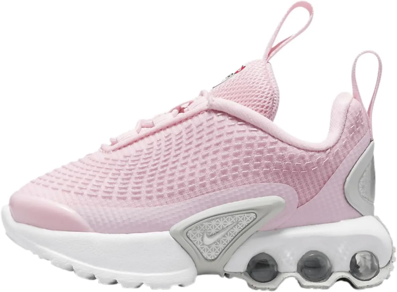 Nike Air Max Dn Baby/Toddler Shoes (FN4452-601, Shown: Pink Foam/Pale Pink/White/Metallic Silver) Size 2