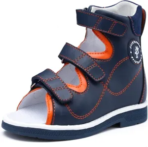 Orthopedic Sandals for Kids and Toddlers with High Back and Ankle & Arch Support,Non-slip Soles
