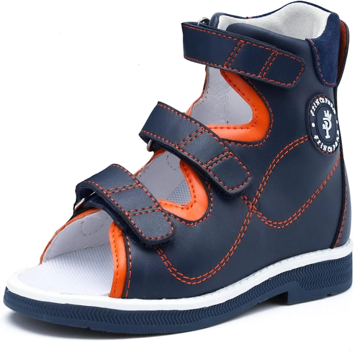 Orthopedic Sandals for Kids and Toddlers with High Back and Ankle & Arch Support,Non-slip Soles
