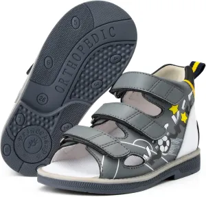 Orthopedic Shoes for Kids,Corrective Summer Toddlers Low Top Sandals for Children with Arch and Ankle Support,Anti-slip Soles